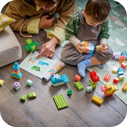 LEGO DUPLO 10479 Scatola Creativa Colorata, Giochi Didattici per lo Sviluppo della Motricità Fine, Regalo Bambini da 1+ Anni