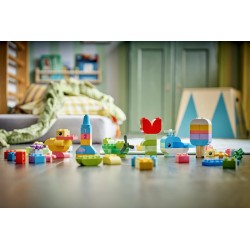 LEGO DUPLO 10479 Scatola Creativa Colorata, Giochi Didattici per lo Sviluppo della Motricità Fine, Regalo Bambini da 1+ Anni