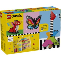 LEGO Classic 11045 Mattoncini Colorati Creativi, Giocattolo per la Motricità Fine con Animali, Dinosauri e Veicoli, Regalo 5+
