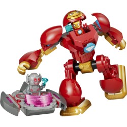 LEGO | Marvel 11209 Ultron vs. Iron Man, Giocattolo da Supereroi con Action Figure Mech e 2 Minifigure, Regalo per Bambini 4+