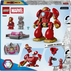 LEGO | Marvel 11209 Ultron vs. Iron Man, Giocattolo da Supereroi con Action Figure Mech e 2 Minifigure, Regalo per Bambini 4+
