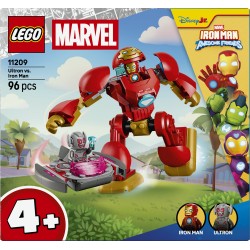 LEGO | Marvel 11209 Ultron vs. Iron Man, Giocattolo da Supereroi con Action Figure Mech e 2 Minifigure, Regalo per Bambini 4+