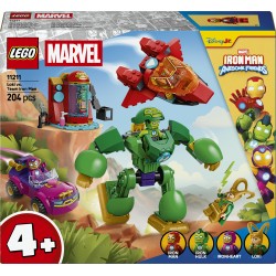 LEGO Marvel 11211 Loki vs. Team Iron Man, Giocattolo da Supereroi con Action Figure Mech e 4 Minifigure, Regalo Bambini 4+