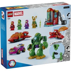LEGO Marvel 11211 Loki vs. Team Iron Man, Giocattolo da Supereroi con Action Figure Mech e 4 Minifigure, Regalo Bambini 4+