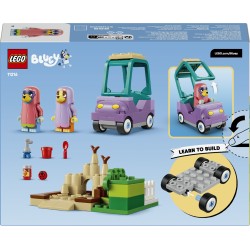 LEGO Bluey 11216 Nonne con Bingo e Bluey, Giochi Didattici con Macchina, 2 Minifigure e Giardino, Idea Regalo per Bambini 4+