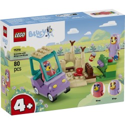 LEGO Bluey 11216 Nonne con Bingo e Bluey, Giochi Didattici con Macchina, 2 Minifigure e Giardino, Idea Regalo per Bambini 4+