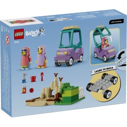 LEGO Bluey 11216 Nonne con Bingo e Bluey, Giochi Didattici con Macchina, 2 Minifigure e Giardino, Idea Regalo per Bambini 4+