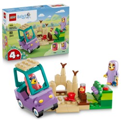 LEGO Bluey 11216 Nonne con Bingo e Bluey, Giochi Didattici con Macchina, 2 Minifigure e Giardino, Idea Regalo per Bambini 4+