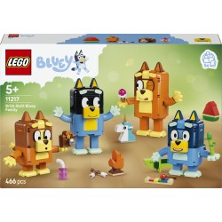 LEGO Bluey 11217 Famiglia Bluey in Mattoncini, Giochi Didattici con 4 Personaggi e Accessori, Regalo di Compleanno Bambini 5+
