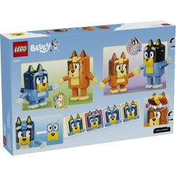 LEGO Bluey 11217 Famiglia Bluey in Mattoncini, Giochi Didattici con 4 Personaggi e Accessori, Regalo di Compleanno Bambini 5+