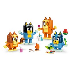 LEGO Bluey 11217 Famiglia Bluey in Mattoncini, Giochi Didattici con 4 Personaggi e Accessori, Regalo di Compleanno Bambini 5+