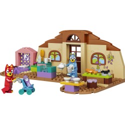 LEGO Bluey 11221 A Scuola con Rusty e Bluey, Giochi Didattici con 2 Minifigure, Accessori, Cibo Giocattolo, Regalo Bambini 4+