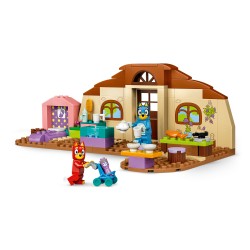 LEGO Bluey 11221 A Scuola con Rusty e Bluey, Giochi Didattici con 2 Minifigure, Accessori, Cibo Giocattolo, Regalo Bambini 4+