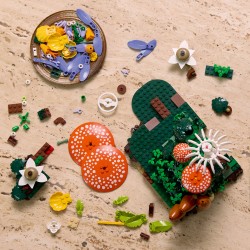 LEGO Botanicals 11505 Funghi del Bosco, Set di Piante Artificiali per Adulti, Decorazione per Casa, Idea Regalo Fai da Te