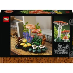 LEGO Botanicals 11505 Funghi del Bosco, Set di Piante Artificiali per Adulti, Decorazione per Casa, Idea Regalo Fai da Te