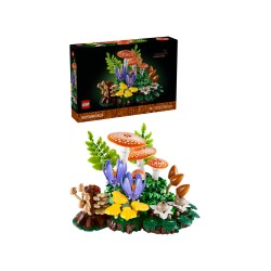 LEGO Botanicals 11505 Funghi del Bosco, Set di Piante Artificiali per Adulti, Decorazione per Casa, Idea Regalo Fai da Te