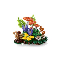 LEGO Botanicals 11505 Funghi del Bosco, Set di Piante Artificiali per Adulti, Decorazione per Casa, Idea Regalo Fai da Te
