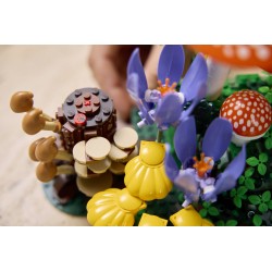 LEGO Botanicals 11505 Funghi del Bosco, Set di Piante Artificiali per Adulti, Decorazione per Casa, Idea Regalo Fai da Te