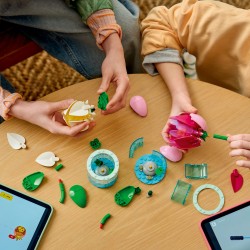 LEGO Botanicals 11511 Ninfee, Piante Artificiali con Fiori Finti in 2 Vasi, Decorazione Camera da Letto, Regalo Bambini 9+