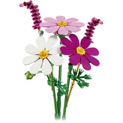 LEGO Botanicals 11514 Fiori di Cosmos, Bouquet Fiori Finti con 3 Cosmos Artificiali e 2 Steli di Penniseto, Regalo Bambini 9+