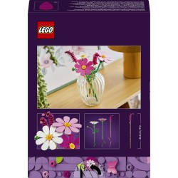 LEGO Botanicals 11514 Fiori di Cosmos, Bouquet Fiori Finti con 3 Cosmos Artificiali e 2 Steli di Penniseto, Regalo Bambini 9+
