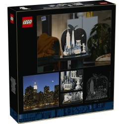LEGO Architecture 21066 New York City – La Grande Mela, Kit Modellismo da Adulti, Decorazione con Monumenti, Regalo Fai da te