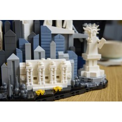 LEGO Architecture 21066 New York City – La Grande Mela, Kit Modellismo da Adulti, Decorazione con Monumenti, Regalo Fai da te