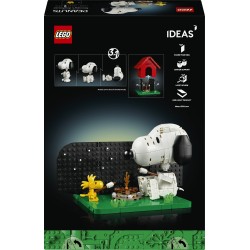 LEGO Ideas 21368 Peanuts: la Cuccia di Snoopy, Kit Modellismo da Esposizione per Adulti con Personaggi di Snoopy e Woodstock