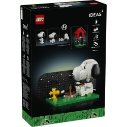 LEGO Ideas 21368 Peanuts: la Cuccia di Snoopy, Kit Modellismo da Esposizione per Adulti con Personaggi di Snoopy e Woodstock