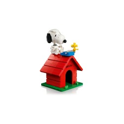LEGO Ideas 21368 Peanuts: la Cuccia di Snoopy, Kit Modellismo da Esposizione per Adulti con Personaggi di Snoopy e Woodstock