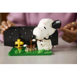 LEGO Ideas 21368 Peanuts: la Cuccia di Snoopy, Kit Modellismo da Esposizione per Adulti con Personaggi di Snoopy e Woodstock