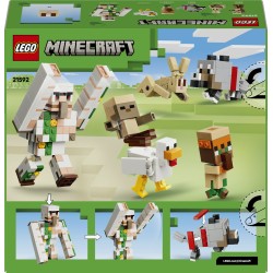 LEGO Minecraft 21592 Attacco nel Deserto del Fantino di Polli, Giocattolo con 6 Personaggi, Regalo per Gamer e Bambini da 9+