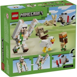 LEGO Minecraft 21592 Attacco nel Deserto del Fantino di Polli, Giocattolo con 6 Personaggi, Regalo per Gamer e Bambini da 9+
