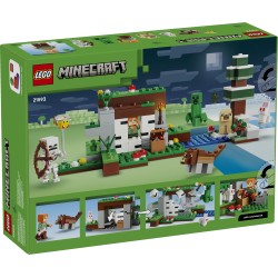 LEGO Minecraft 21593 Avventura della Prima Notte, Giocattolo Interattivo con 7 Personaggi, Regalo Gamer e Bambini da 8 Anni