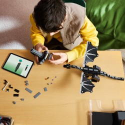 LEGO Minecraft 21595 Drago dell'End, Giocattolo Interattivo con Ali Mobili e Supporto, Regalo per Gamer e Bambini da 10 Anni