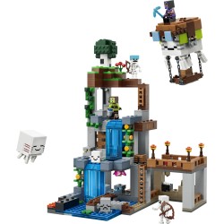LEGO Minecraft 21597 Stazione di Ghast, Giocattolo con 8 Personaggi e Accessori, Regalo per Gamer e Bambini da 9 Anni in su