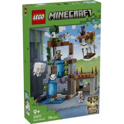 LEGO Minecraft 21597 Stazione di Ghast, Giocattolo con 8 Personaggi e Accessori, Regalo per Gamer e Bambini da 9 Anni in su