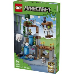 LEGO Minecraft 21597 Stazione di Ghast, Giocattolo con 8 Personaggi e Accessori, Regalo per Gamer e Bambini da 9 Anni in su
