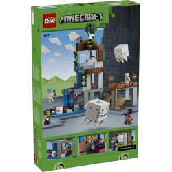 LEGO Minecraft 21597 Stazione di Ghast, Giocattolo con 8 Personaggi e Accessori, Regalo per Gamer e Bambini da 9 Anni in su