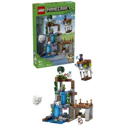 LEGO Minecraft 21597 Stazione di Ghast, Giocattolo con 8 Personaggi e Accessori, Regalo per Gamer e Bambini da 9 Anni in su