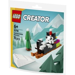 LEGO Creator Polybag 30718 Avventura sulla neve di Claus il gatto