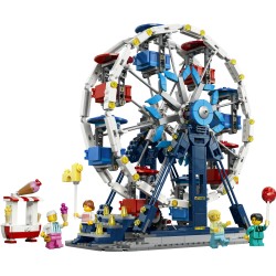 LEGO Creator 31389 3in1 Iconica Ruota Panoramica, Parco Giochi Trasformabile in Attrazione a Forma di UFO o in Giostra, da 8+