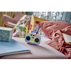LEGO Creator 31392 3in1: Pianoforte Decorativo con Gatto, Giocattolo Retrò Trasformabile in Radio o Giradischi, Regalo da 9+