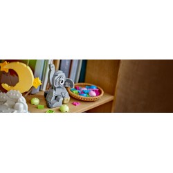 LEGO 40814 Baby Elefantino tra le Stelle, Kit di Modellismo per Adulti, Figura di Animale e Accessori, Regalo Neogenitori