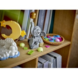 LEGO 40814 Baby Elefantino tra le Stelle, Kit di Modellismo per Adulti, Figura di Animale e Accessori, Regalo Neogenitori