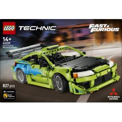 LEGO Technic 42229 Auto Mitsubishi Eclipse Fast and Furious, Kit Modellismo STEM da Collezione, Regalo per Ragazzi da 14+
