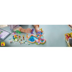 LEGO Friends 42676 Divertente Giornata al Parco Acquatico, Giocattolo con Scivolo, 2 Mini Bamboline e 4 Animali, Regalo da 6+