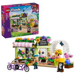 LEGO Friends 42693 Negozio di Fiori Creativo, Giocattolo con Fiori Finti, Bouquet, 2 Mini Bamboline e Accessori, Regalo da 7+