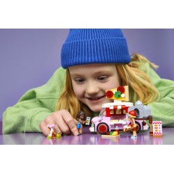 LEGO Friends 42694 Furgone delle Pizze, Giocattolo con 2 Mini Bamboline, Cane e Accessori, Regalo di Compleanno Bambini da 6+