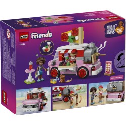 LEGO Friends 42694 Furgone delle Pizze, Giocattolo con 2 Mini Bamboline, Cane e Accessori, Regalo di Compleanno Bambini da 6+